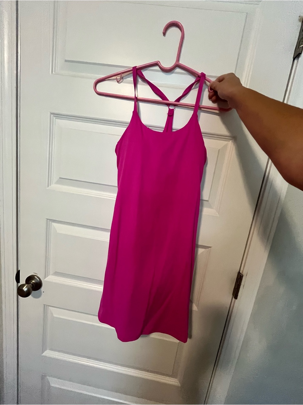 Women's Magenta Athletic Dress